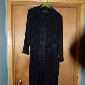 Oriental Brocade Ankle-Length Jacket